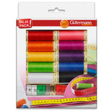 10 Bobines de fils à coudre<br> Gütermann Creativ n°100<br> 100m x10