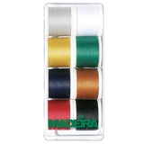 8 Bobines de fils à coudre<br> Madeira Aerofil n°120<br> 400m x8