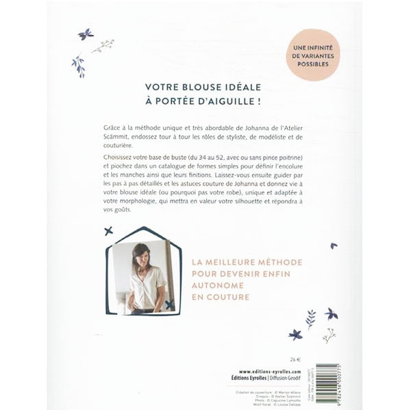 Ma blouse sur mesure<br> Johanna d'Atelier Scämmit