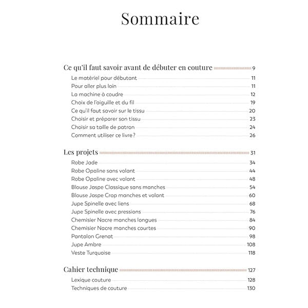 Mon premier vestiaire à coudre<br> Charlène Plaut