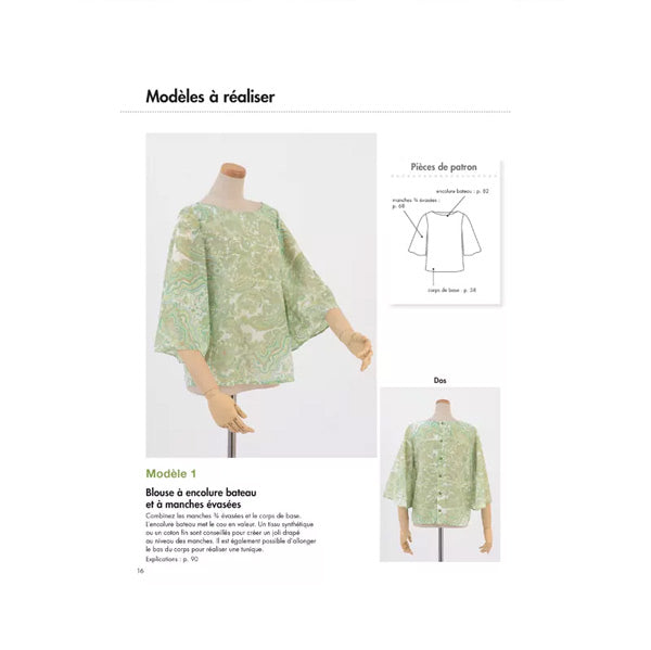 Les bases de la couture - chemises & blouses<br> Collectif
