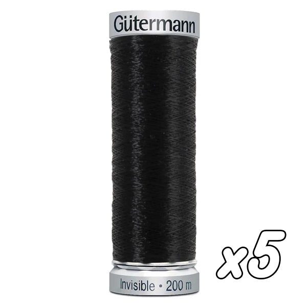 Fil à broder<br> Gütermann Rayon n°40<br> 200m x5