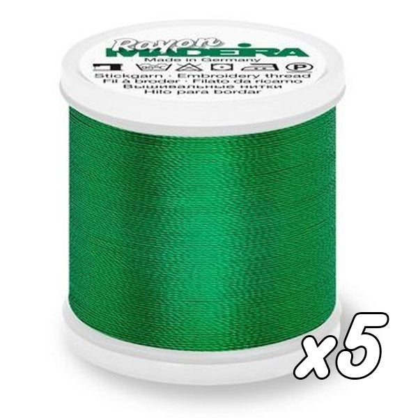 Fil à broder<br> Madeira Rayon n°40<br> 200m x5
