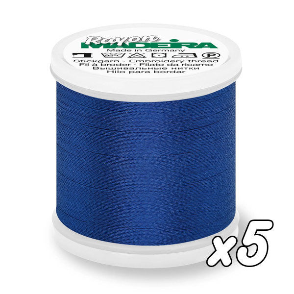 Fil à broder<br> Madeira Rayon n°40<br> 200m x5