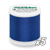 Fil à broder<br> Madeira Rayon n°40<br> 200m x5