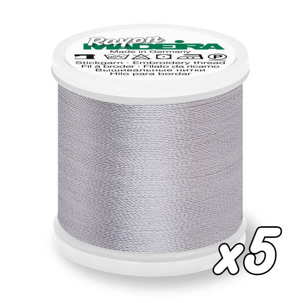 Fil à broder<br> Madeira Rayon n°40<br> 200m x5