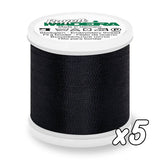 Fil à broder<br> Madeira Rayon n°40<br> 200m x5