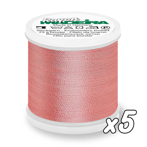 Fil à broder<br> Madeira Rayon n°40<br> 200m x5