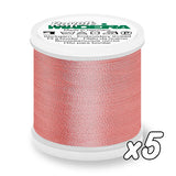 Fil à broder<br> Madeira Rayon n°40<br> 200m x5