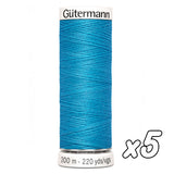 Fil à coudre<br> Gütermann Creativ n°100<br> 100m ou 200m x5