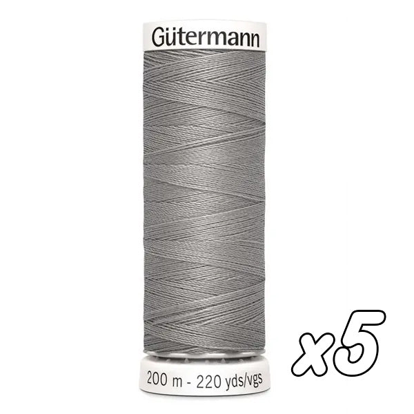 Fil à coudre<br> Gütermann Creativ n°100<br> 100m ou 200m x5