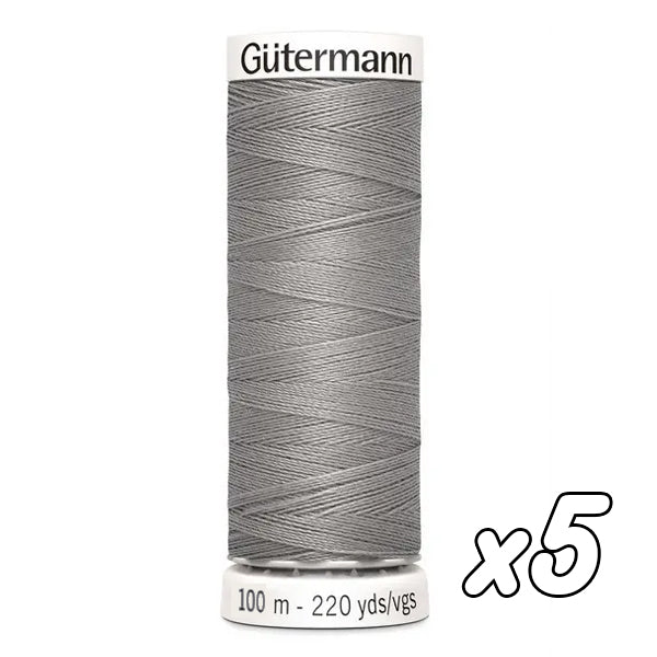 Fil à coudre<br> Gütermann Creativ n°100<br> 100m ou 200m x5