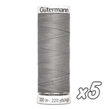 Fil à coudre<br> Gütermann Creativ n°100<br> 100m ou 200m x5