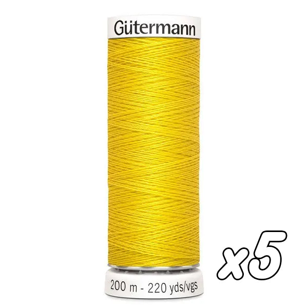 Fil à coudre<br> Gütermann Creativ n°100<br> 100m ou 200m x5