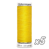 Fil à coudre<br> Gütermann Creativ n°100<br> 100m ou 200m x5