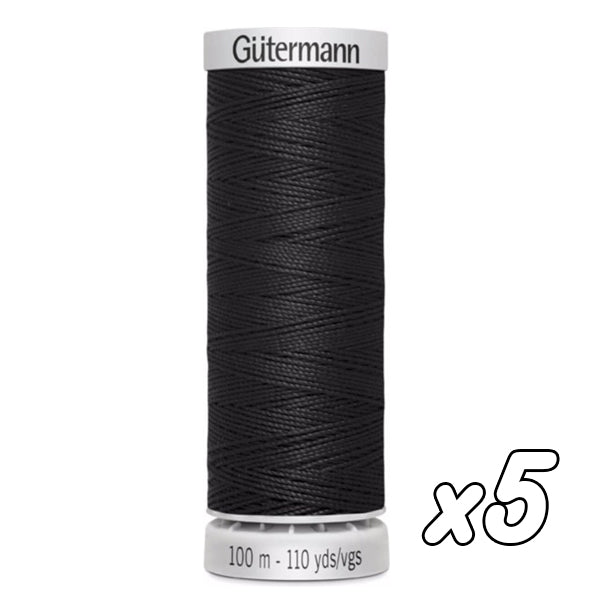 Fil à coudre<br> Gütermann Creativ n°100<br> 100m ou 200m x5