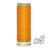 Fil à coudre<br> Gütermann Creativ n°100<br> 100m ou 200m x5