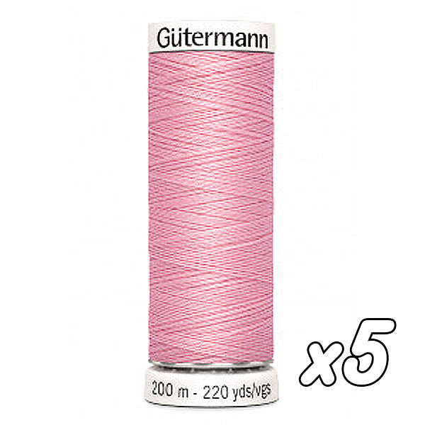 Fil à coudre<br> Gütermann Creativ n°100<br> 100m ou 200m x5