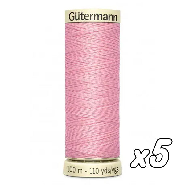 Fil à coudre<br> Gütermann Creativ n°100<br> 100m ou 200m x5
