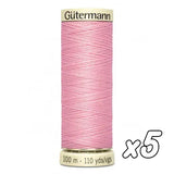 Fil à coudre<br> Gütermann Creativ n°100<br> 100m ou 200m x5