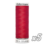 Fil à coudre<br> Gütermann Creativ n°100<br> 100m ou 200m x5