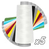 Fil pour surjeteuse<br> Gütermann Bulky-Lock n°160<br> 2000m x5