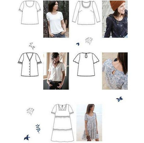Ma blouse sur mesure<br> Johanna d'Atelier Scämmit
