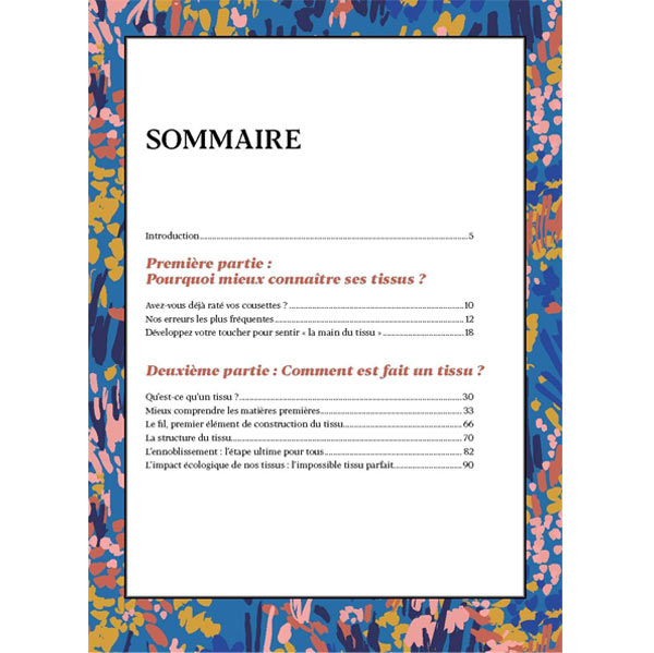 Petit précis des tissus<br> Rebecca Deraeck