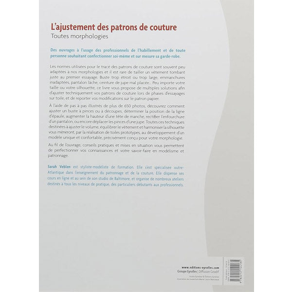 L'ajustement de patrons de couture<br> Sarah Veblen
