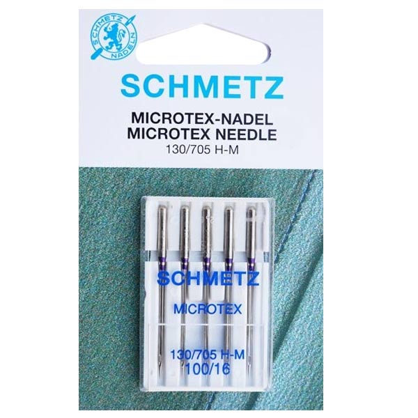 Lot de 5 aiguilles pour machine à coudre Schmetz Microtex – Maison Fauve