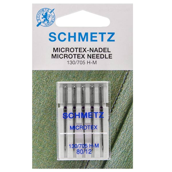 Aiguille Schmetz<br> MICROTEX<br> 60 à 110