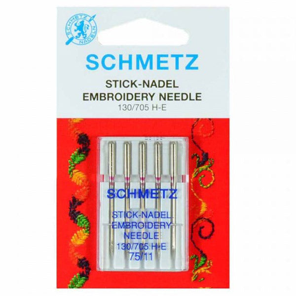 Aiguille Schmetz<br> BRODERIE<br> 75 à 90