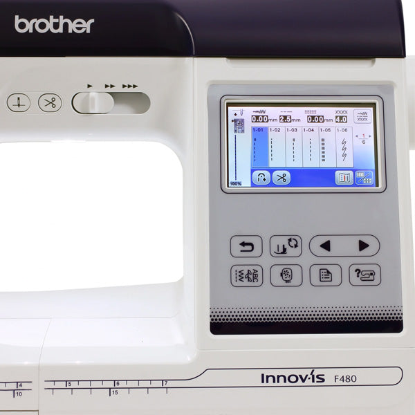 Machine à coudre et à broder Brother Innovis F480 - Atelier de la Machine à Coudre