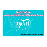 Carte-cadeau de l'Atelier de la Machine à Coudre