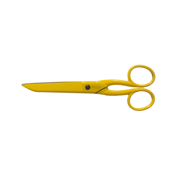 Ciseaux Tissu Lingère Époxy<br>Jaunes 17cm - Atelier de la Machine à Coudre