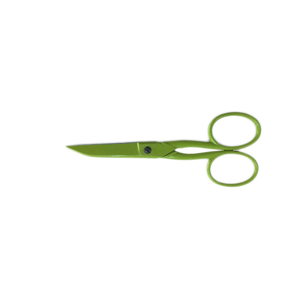 Ciseaux Tissu Lingère Époxy<br>Vert 11cm - Atelier de la Machine à Coudre