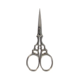 Ciseaux broderie Arabesque<br>Argent 9cm - Atelier de la Machine à Coudre