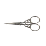 Ciseaux broderie Arabesque<br>Argent 9cm - Atelier de la Machine à Coudre