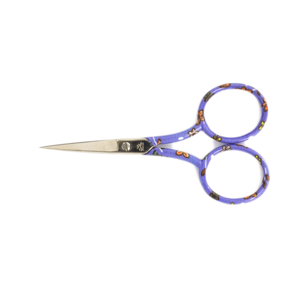 Ciseaux broderie Fantaisie<br>violet 10,5cm - Atelier de la Machine à Coudre