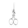 Ciseaux broderie Lièvre<br>Chrome 10cm - Atelier de la Machine à Coudre