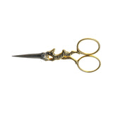 Ciseaux broderie Lièvre<br>Or 10cm - Atelier de la Machine à Coudre
