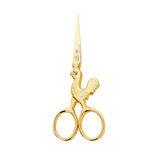 Ciseaux broderie Coq<br> Or 9,5cm
