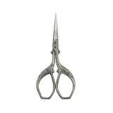 Ciseaux broderie Fleurs<br> Argent 9cm