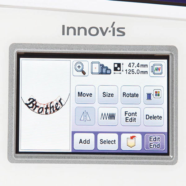 Machine à broder Brother Innovis NV800E - Atelier de la Machine à Coudre