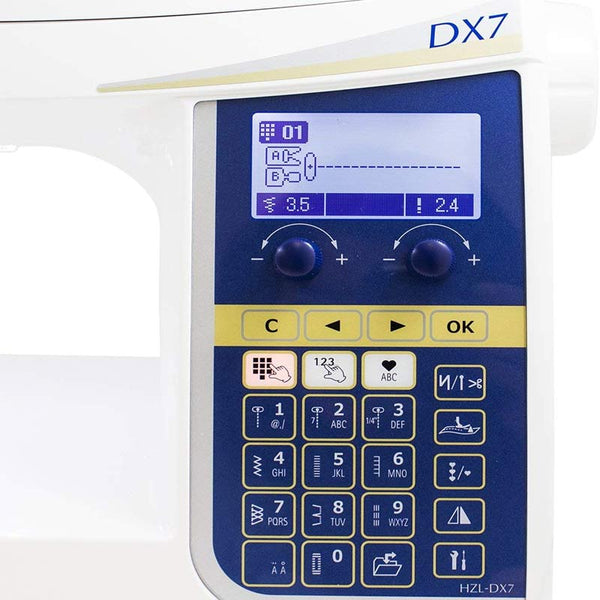 Machine à coudre Juki HZL-DX7 - Atelier de la Machine à Coudre