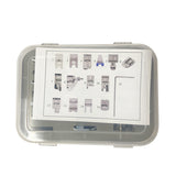 Kit pied de biche 15 pièces<br> Juki