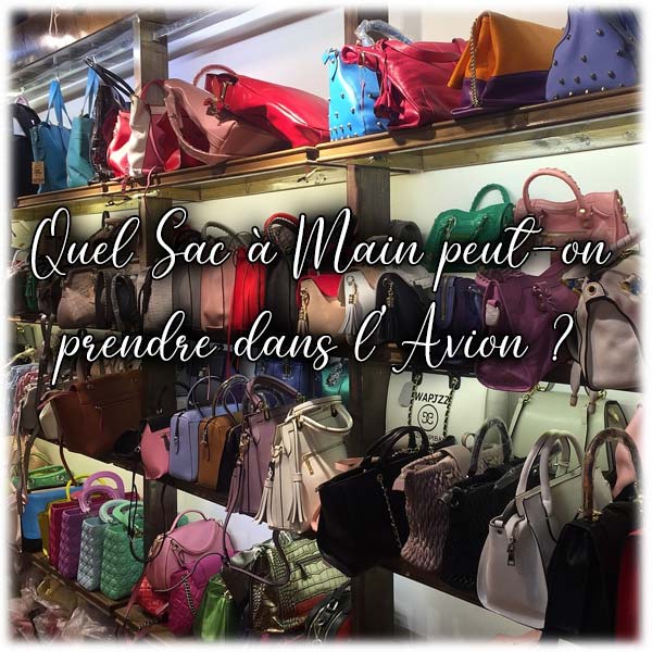 Quel Sac à Main peut-on prendre dans l'Avion ?