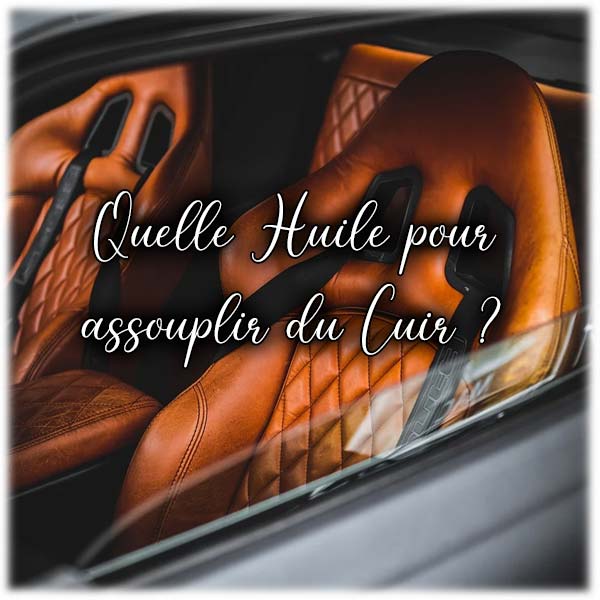 Quelle Huile pour assouplir du Cuir ?