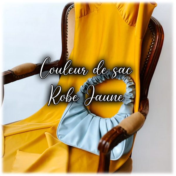 Quelle couleur de sac avec une robe jaune ?