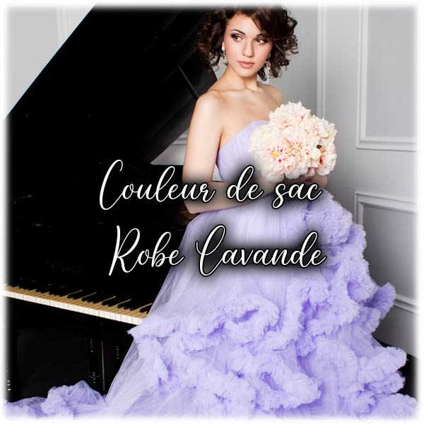 Quelle couleur de sac avec une robe lavande ?